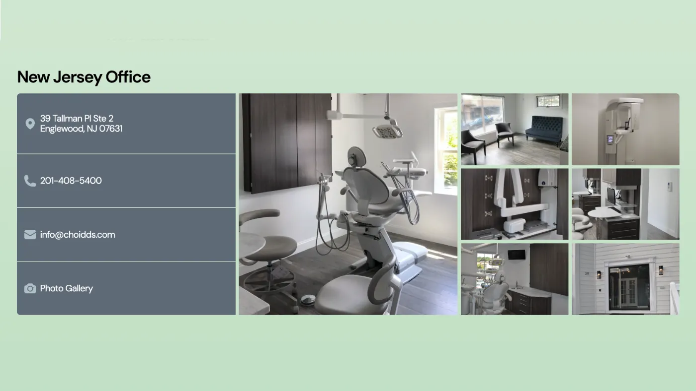 Dr. Choi's New Jersey office information
